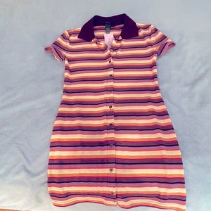 Wild Fable Retro striped mini dress, size S